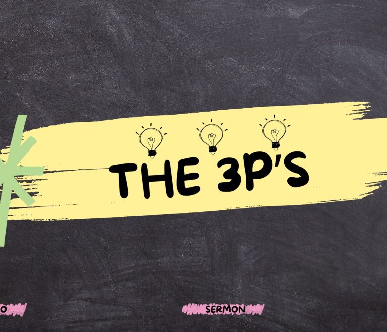 The 3 Ps – Promise, Problem, Provisions