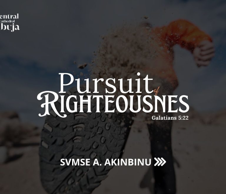 Pursuit of Righteousness