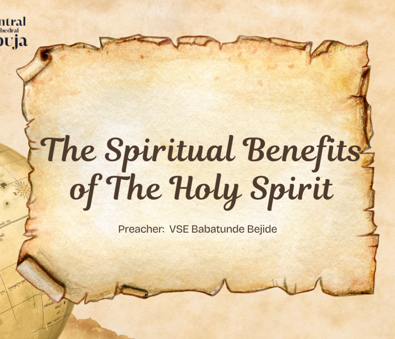 The Spiritual Benefits of The Holy Spirit